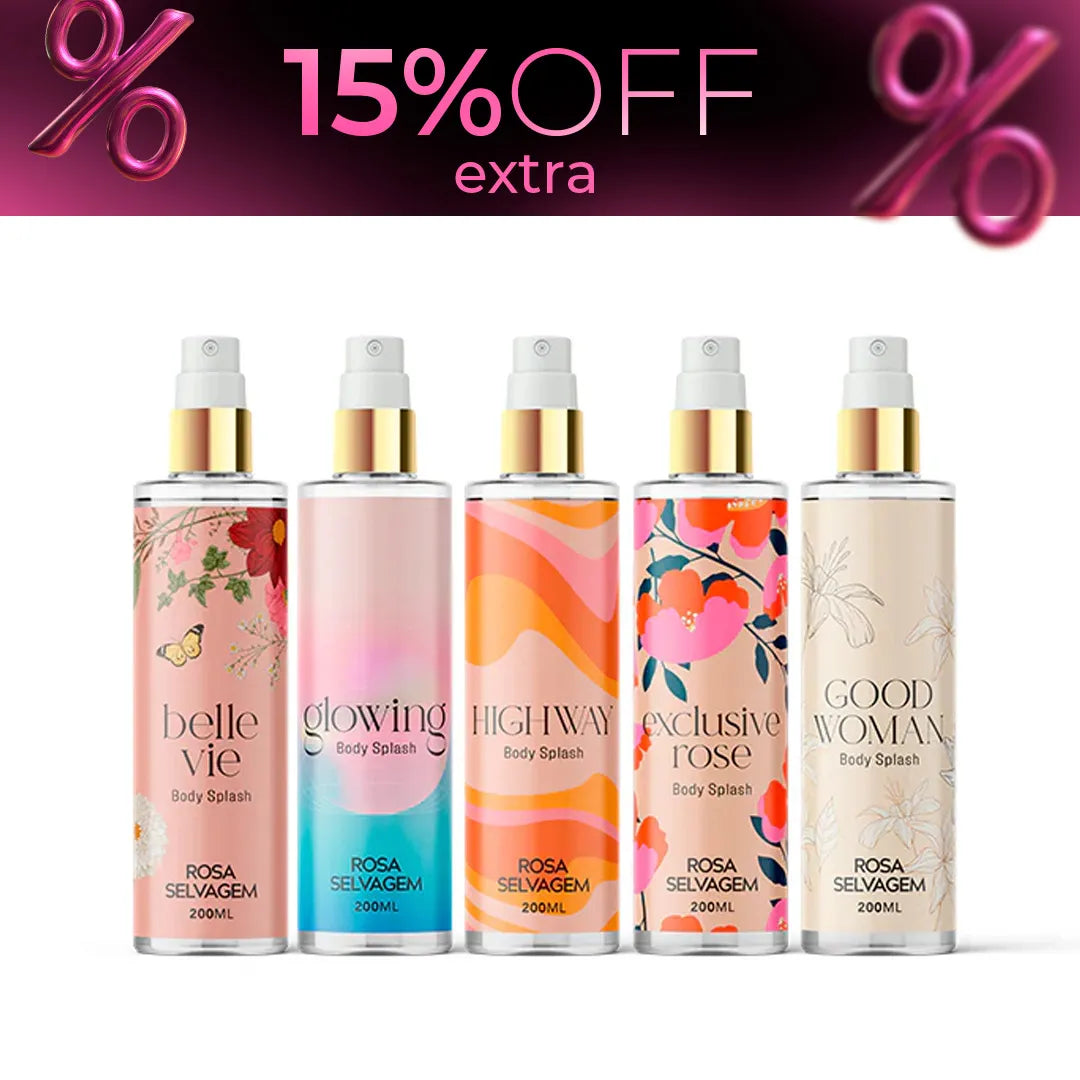 8.8 - Kit body splashes rosa selvagem