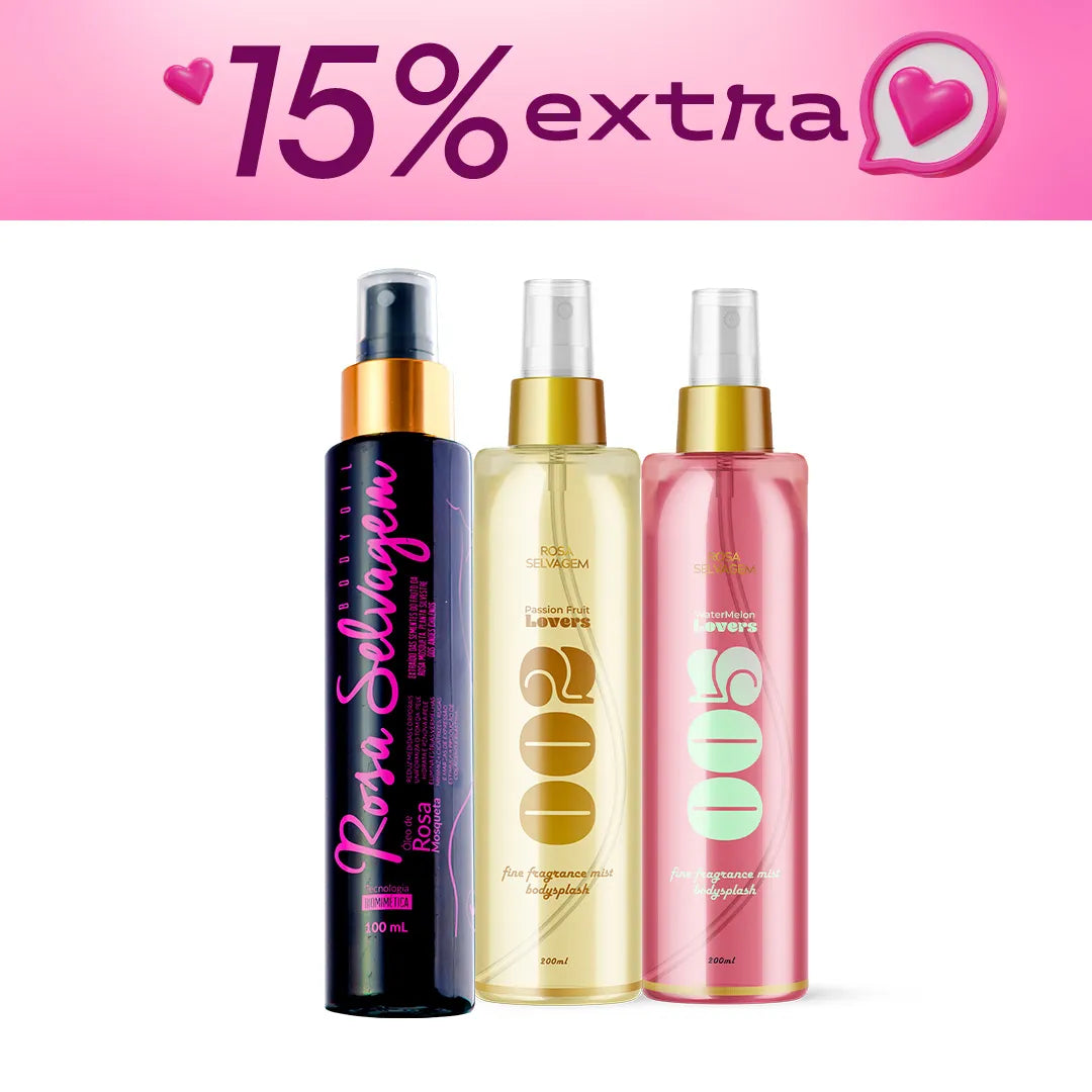 Semana do consumidor - Kit body splash maracujá + melancia + óleo