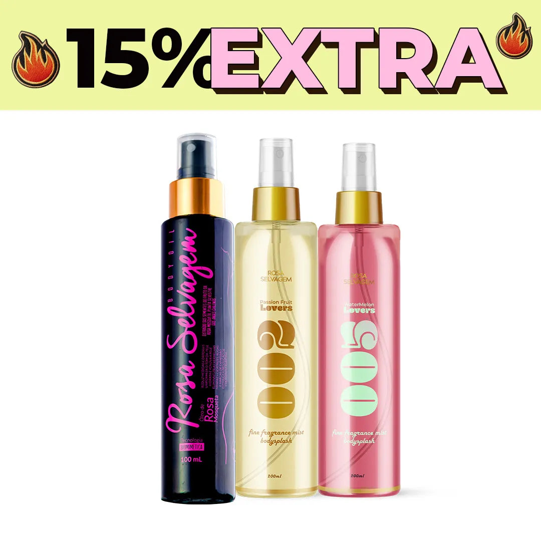 Ultrasale - Kit body splash maracujá + melancia + óleo