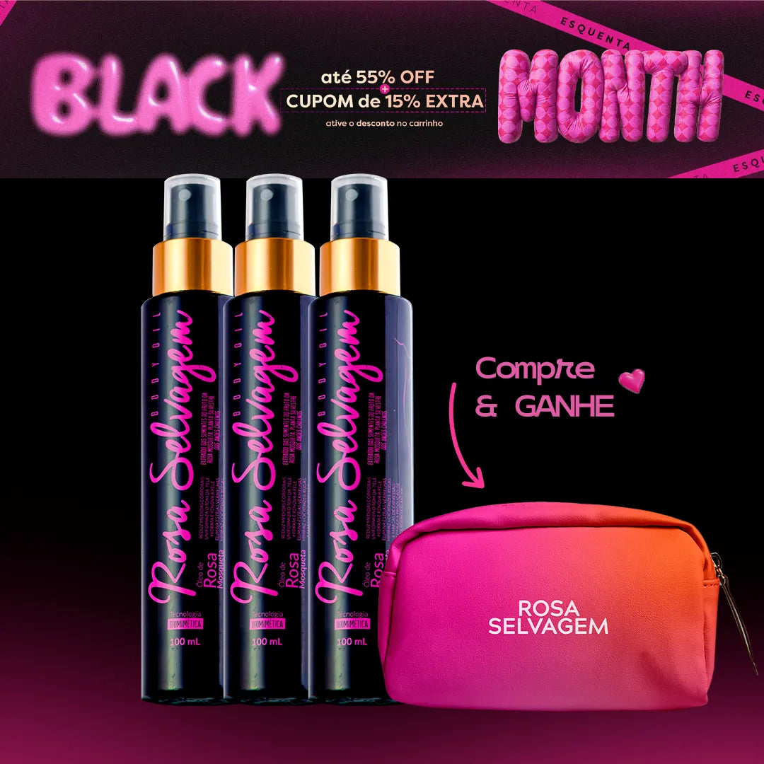 Black month - 3 Óleos + Necessaire