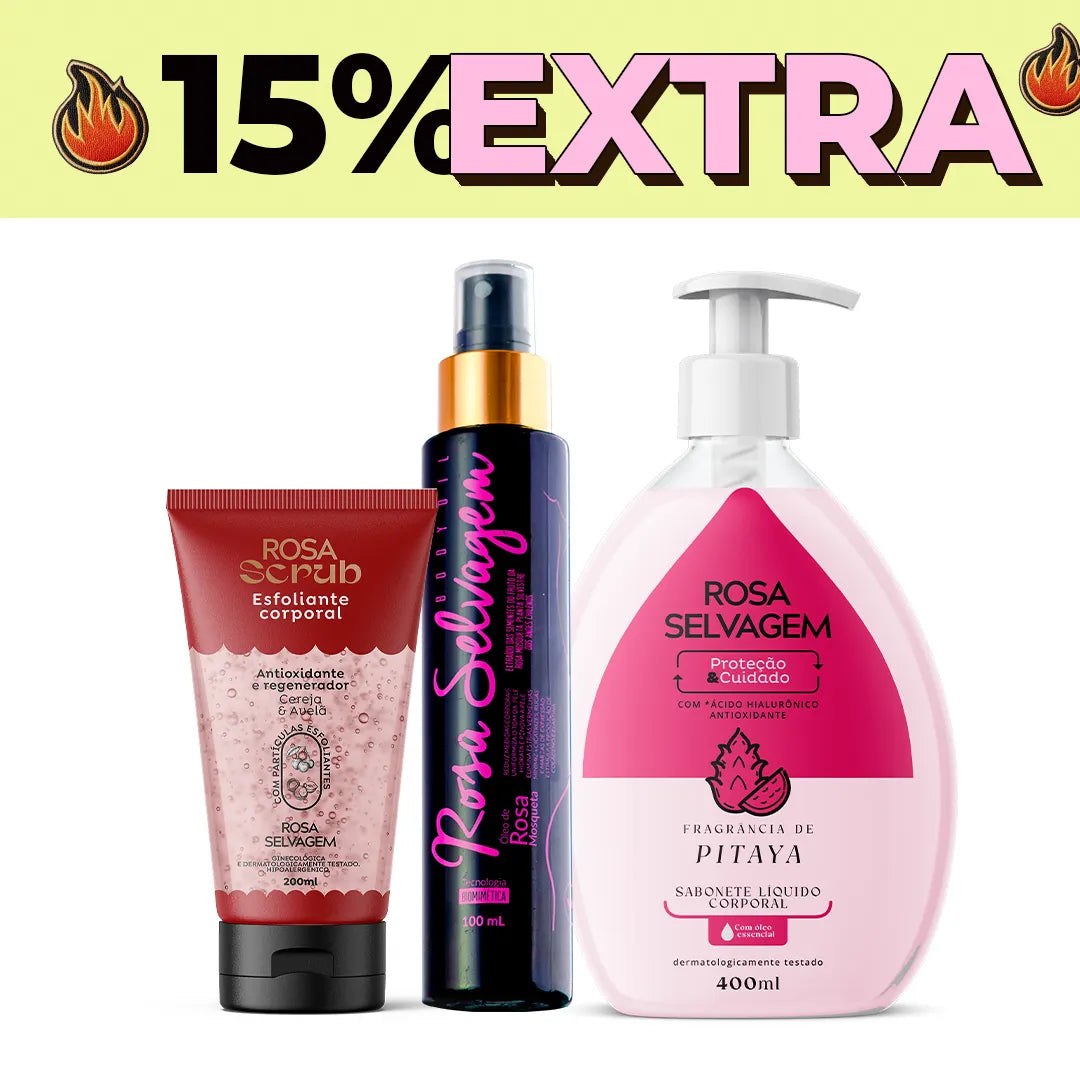 Ultrasale - Esfoliante + Óleo + Sabonete liquido pitaya