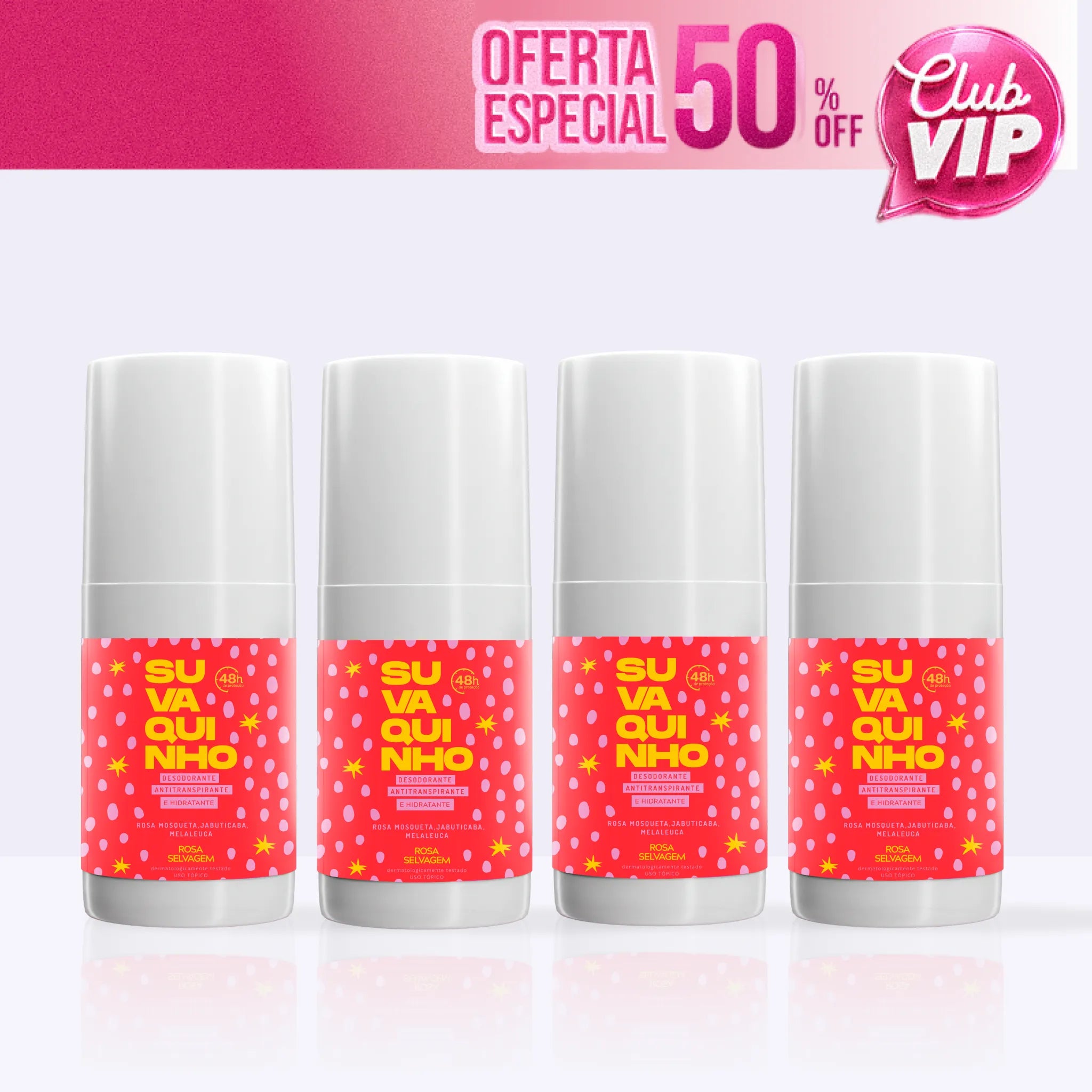 KIT Desodorante Antiodor - Carlinhos Maia 🌻- 4 Und. (VIP)
