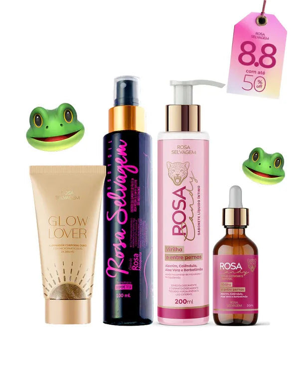 KIT Verão - Clareador de PPK + Iluminador Gold