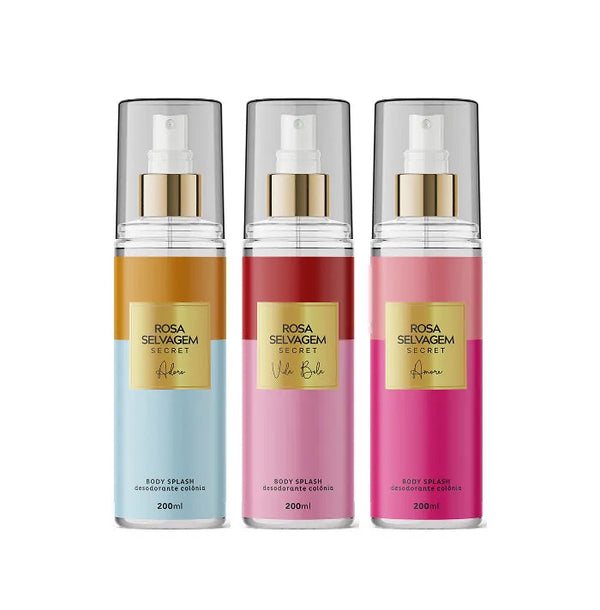 Body Splash Secrets - Adoro + Amore + Vida Bela