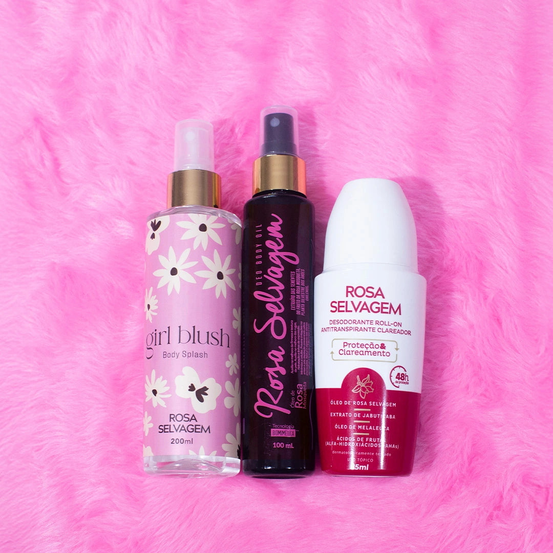 Kit Girl Blush + Óleo + Desodorante
