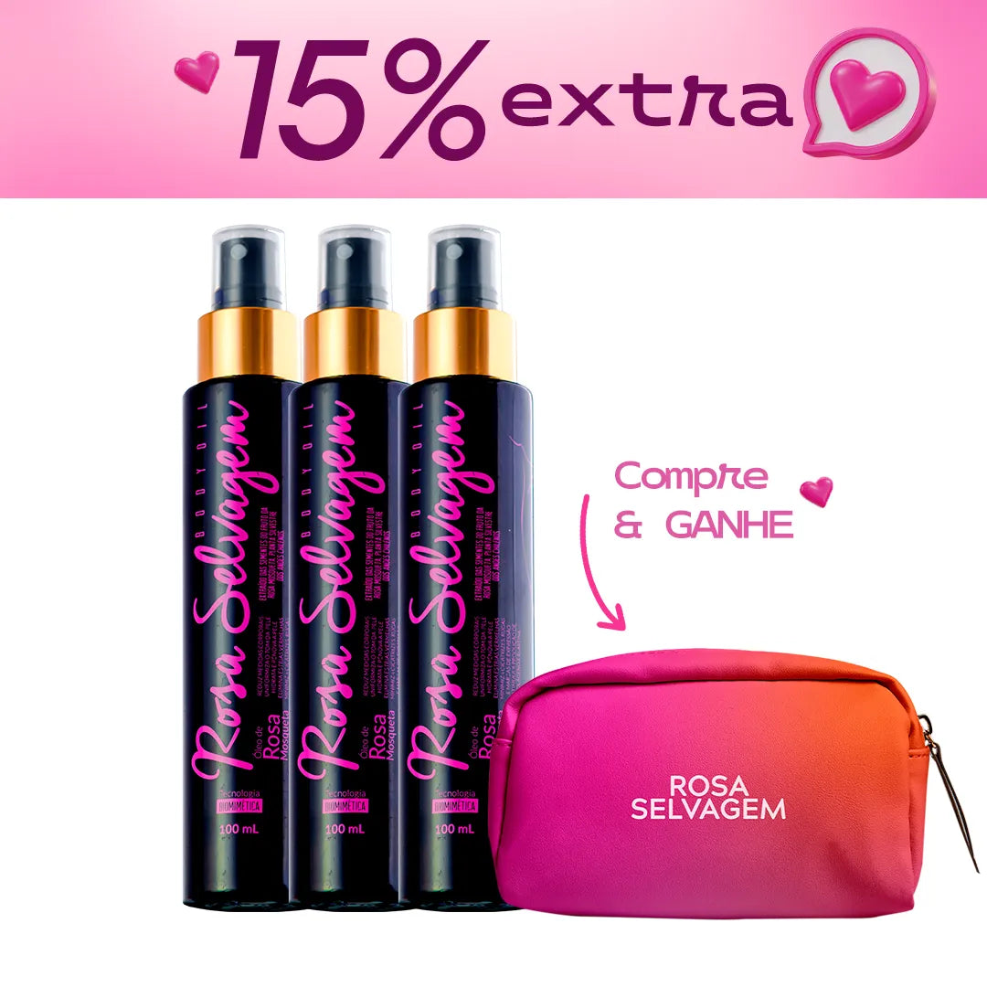 Semana do cliente - 3 Óleos + Nécessaire