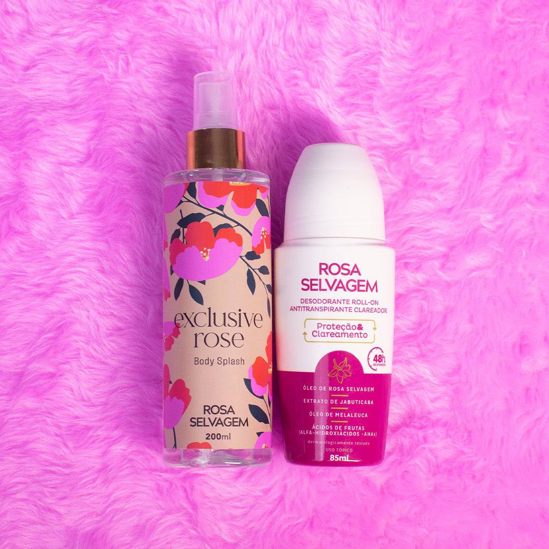 Kit Exclusive Rose + Desodorante Clareador