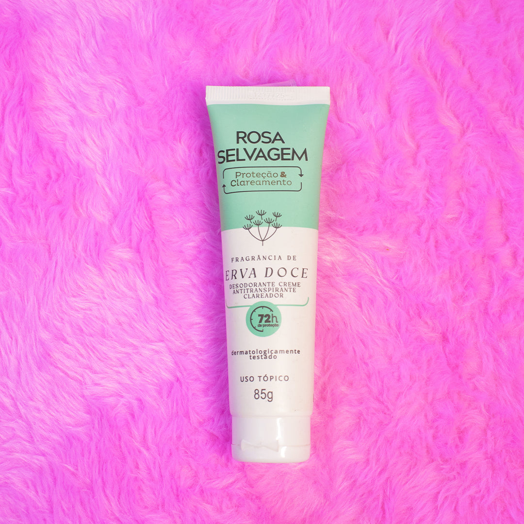 Rosa Selvagem - Desodorante Creme Erva Doce