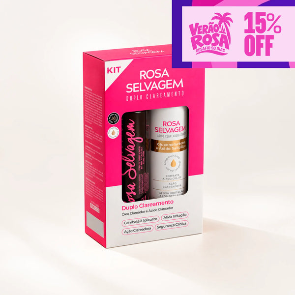 Kit Duplo Clareamento Rosa Selvagem - Verão Rosa