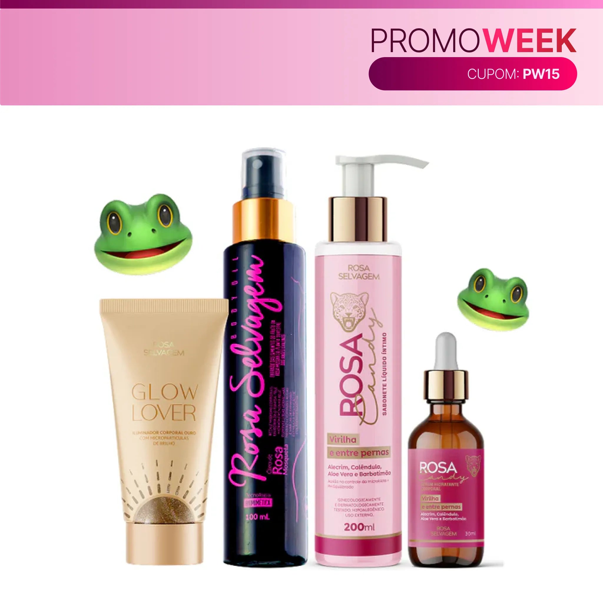 KIT Verão - Clareador de PPK + Iluminador Gold - Promo Week