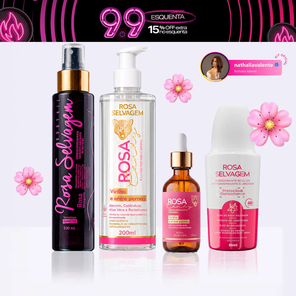 KIT Florzinha Rosa Candy - Nathália Valente