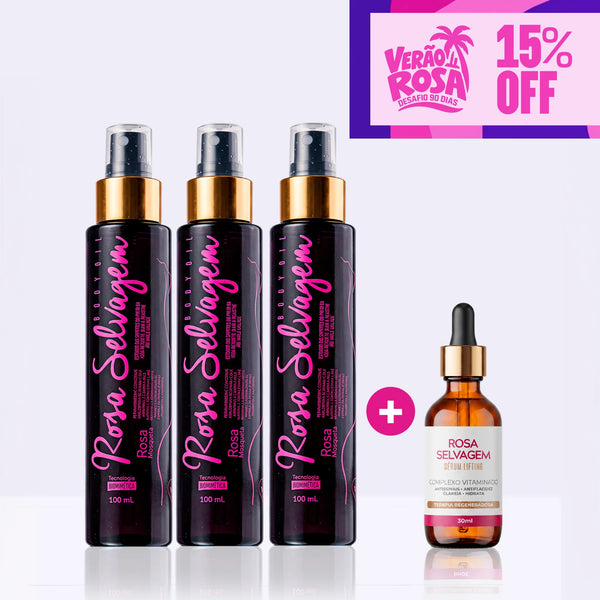 Mega Rosa Selvagem - Verão Rosa
