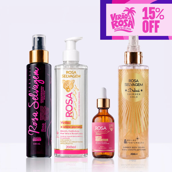 KIT Mc Mirella - Clareador de PPK + Dubai Creed Gold - Verão Rosa