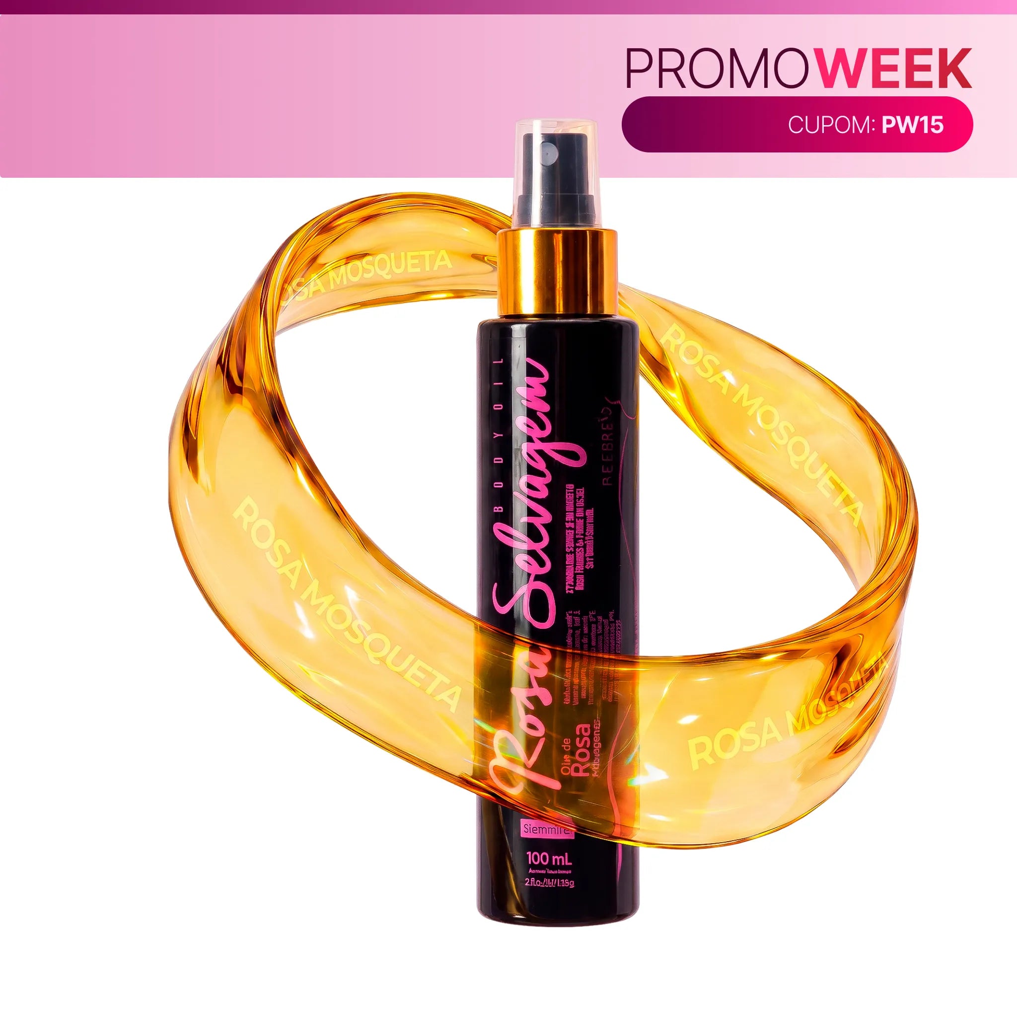Rosa Selvagem - Óleo Clareador Corporal - Promo Week