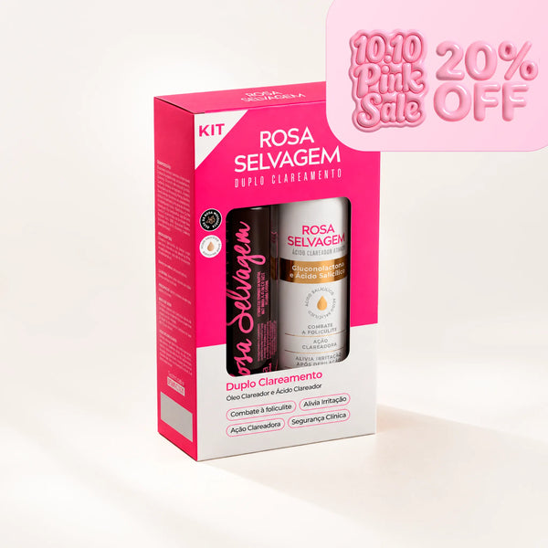 Kit Duplo Clareamento Rosa Selvagem