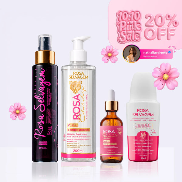 KIT Florzinha Rosa Candy - Nathália Valente