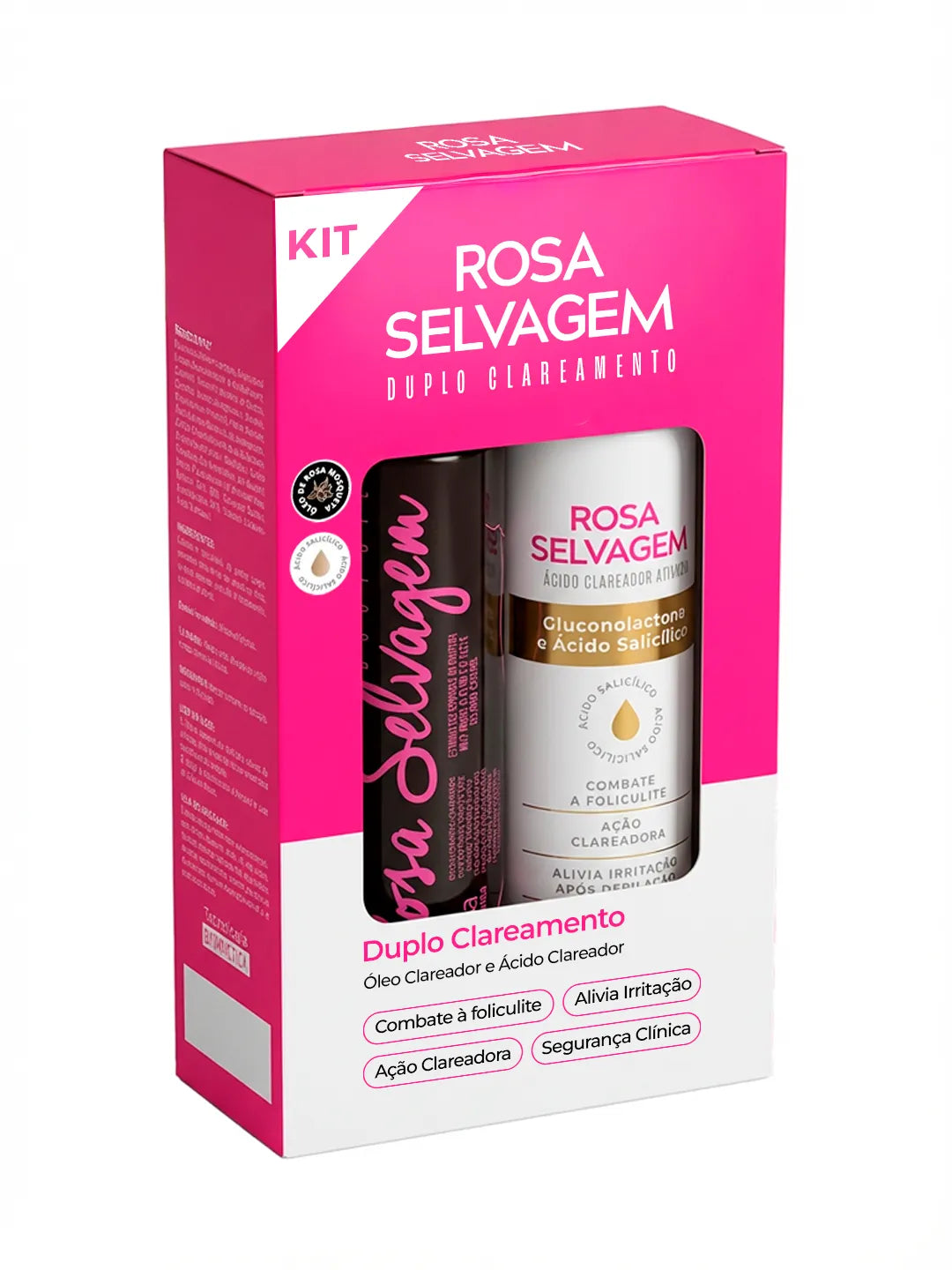 Kit Duplo Clareamento Rosa Selvagem