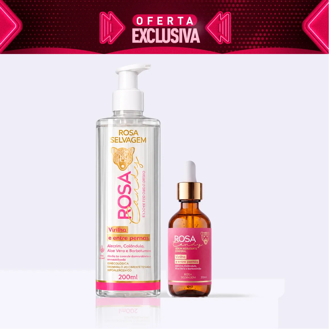 KIT Rosa Candy Clareador Intense - Oferta Exclusiva
