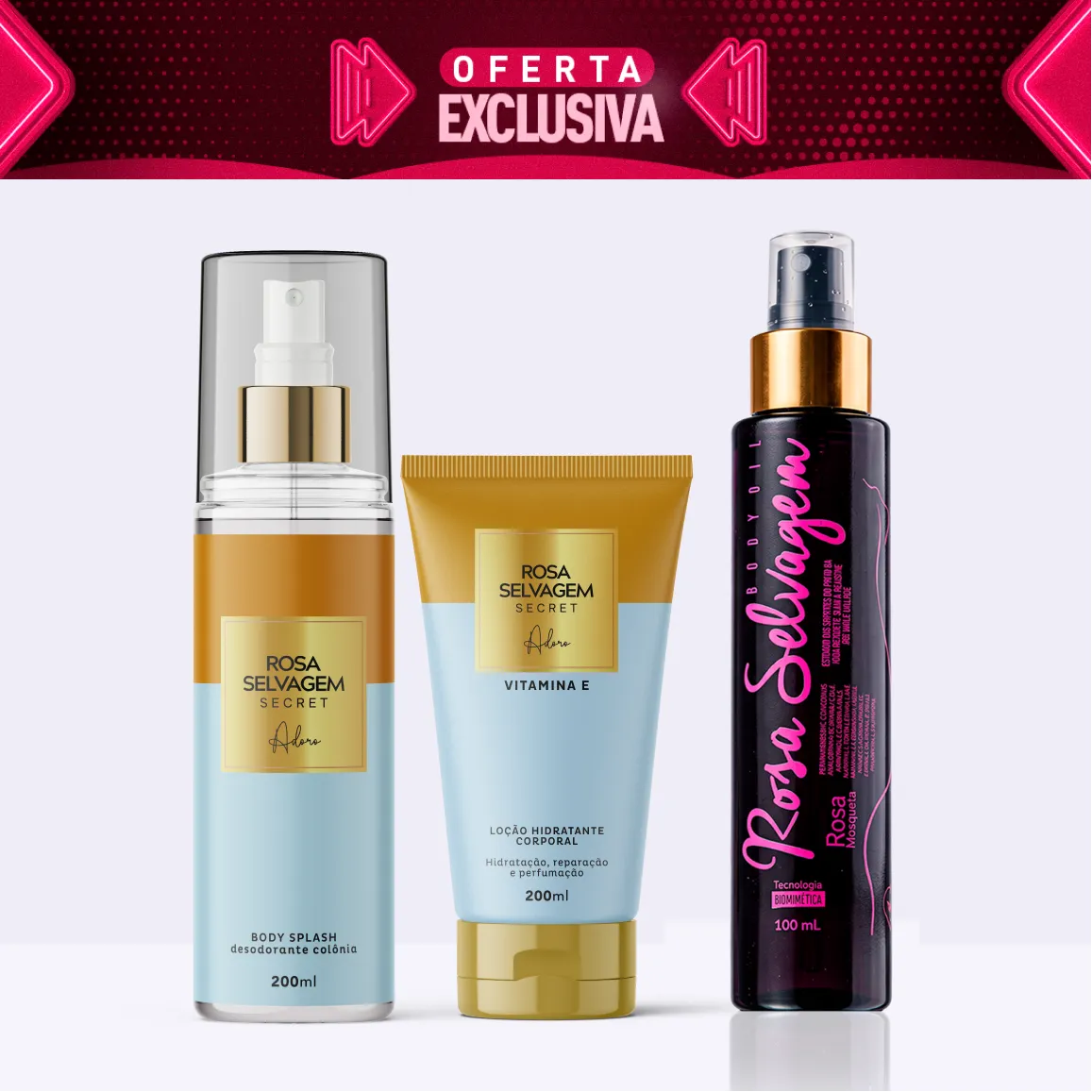 Kit Secrets - Adoro - Oferta Exclusiva
