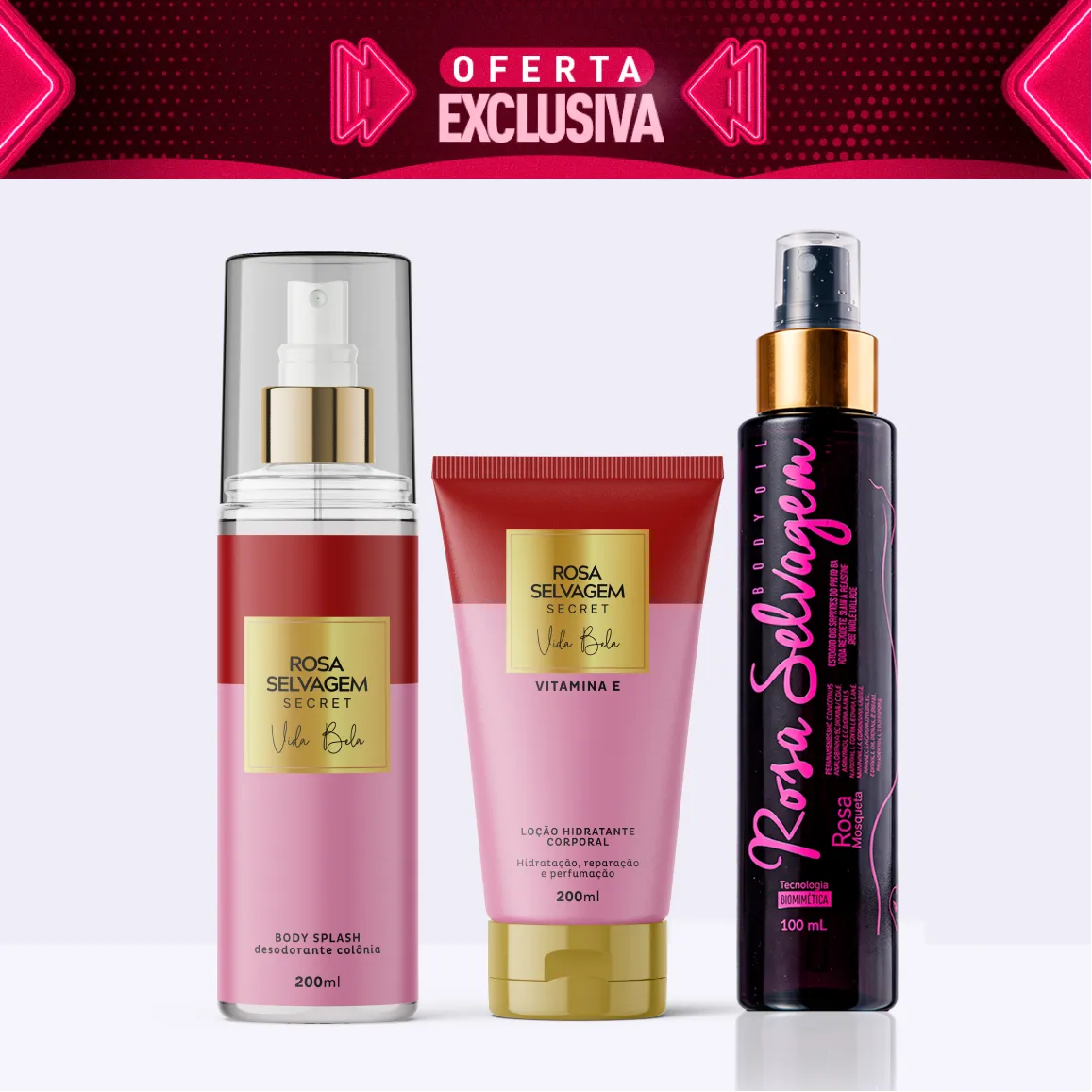 Kit Secrets - Vida Bela - Oferta Exclusiva