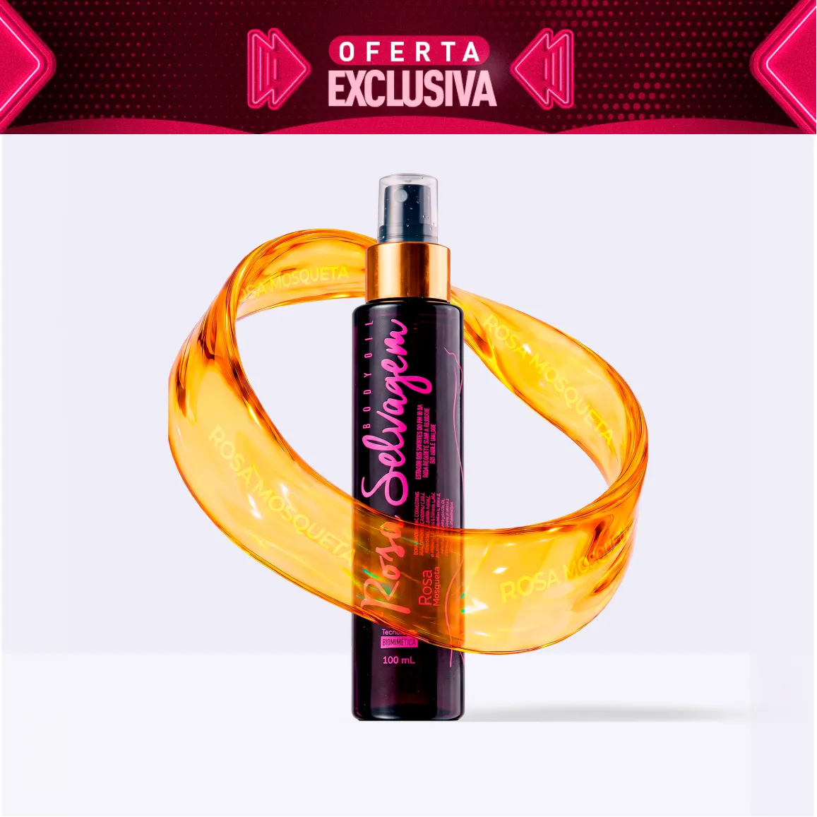 Rosa Selvagem - Óleo Clareador Corporal 2.0 - Oferta Exclusiva