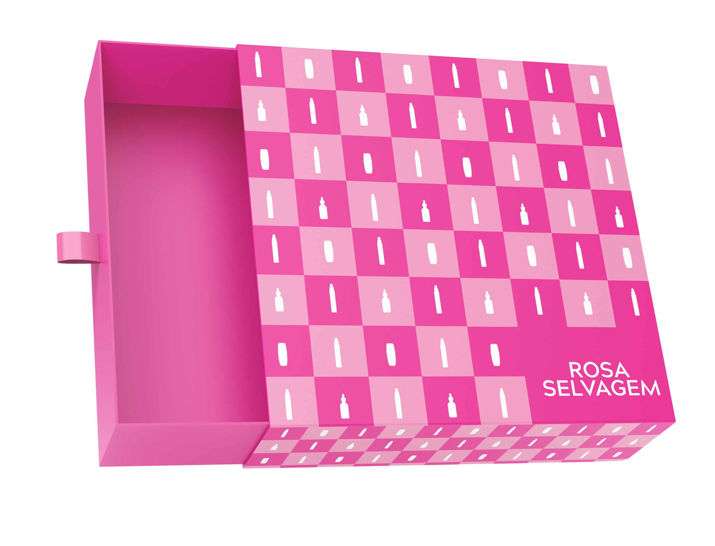 Caixa de Presente Rosa Selvagem