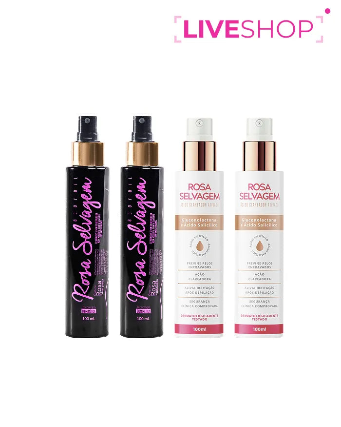 LIVESHOP - 2 Óleos + 2 Ácidos