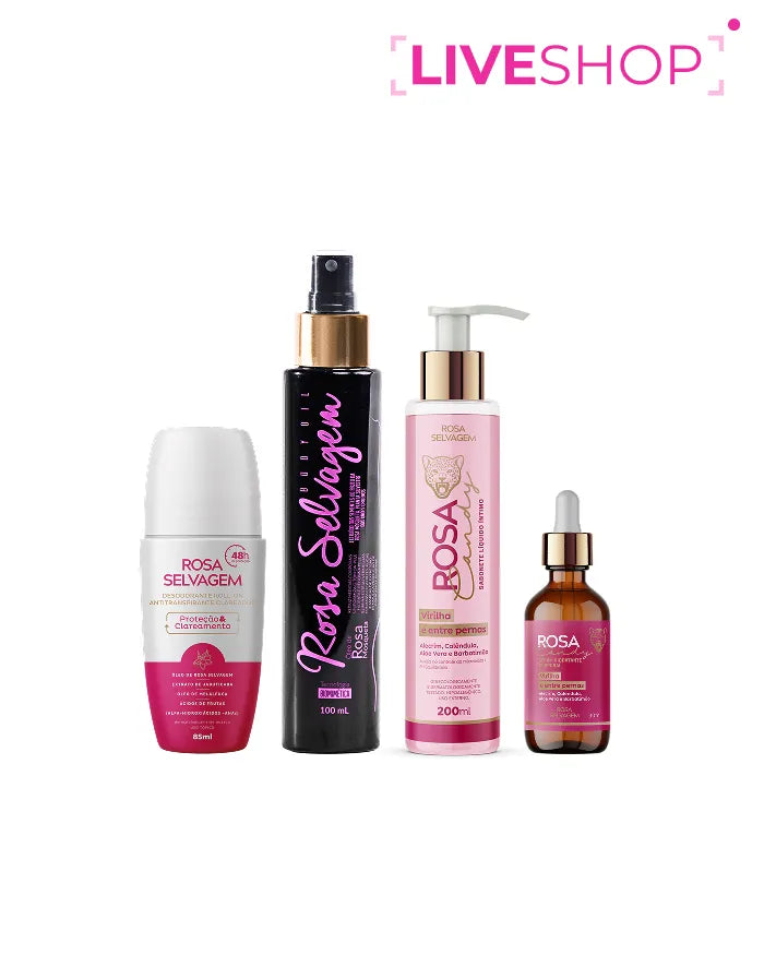 LIVESHOP - Kit Rosa Candy - Clareamento Completo