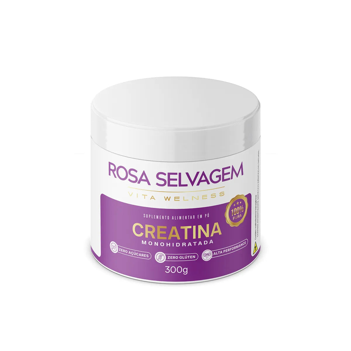 Creatina Monohidratada - Rosa Selvagem