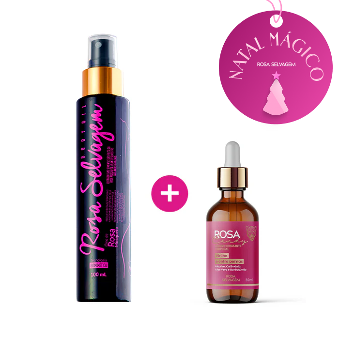 RELAMPAGO - Kit Rosa Candy: Sérum Clareador Íntimo + Óleo