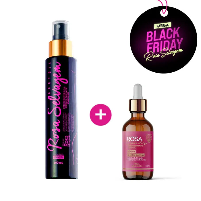 RELAMPAGO - Kit Rosa Candy: Sérum Clareador Íntimo + Óleo