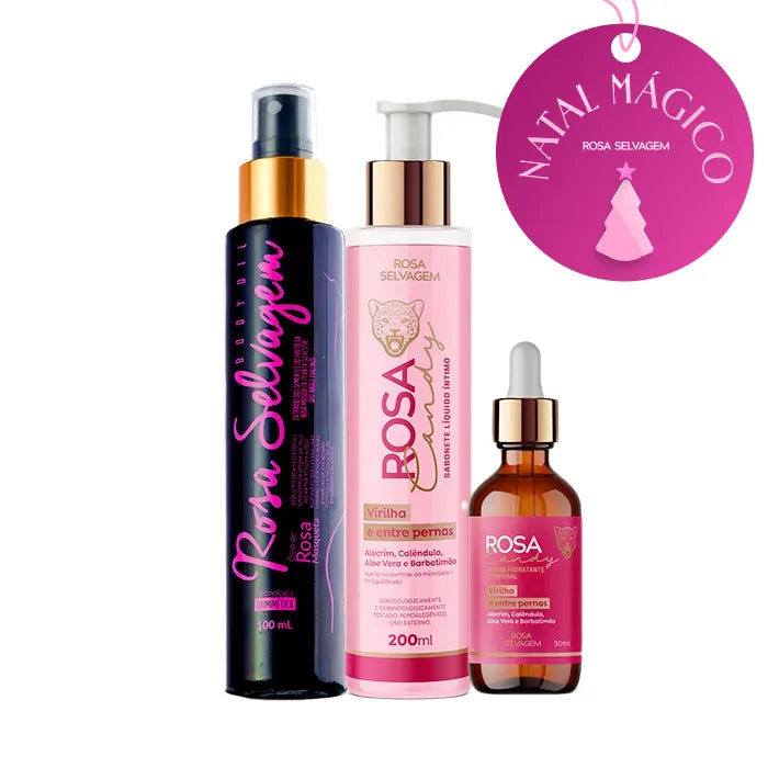 Kit Rosa Candy - Clareador íntimo