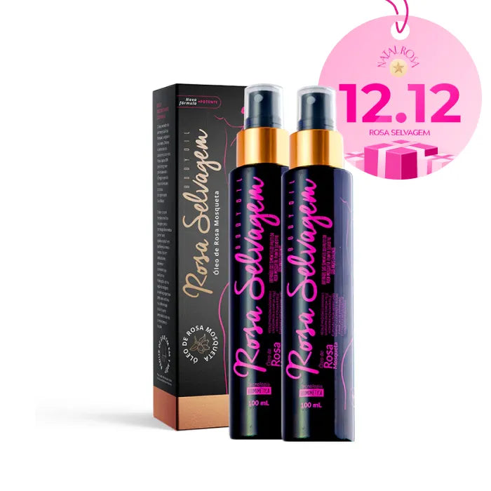 Rosa Selvagem - Óleo Clareador Corporal 2 unids.