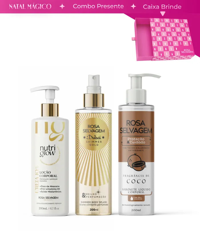 Kit Natal – Hidratação Intensa e Luxo no Perfume