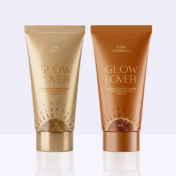 KIT Glow Total - Iluminador Bronze e Iluminador Gold