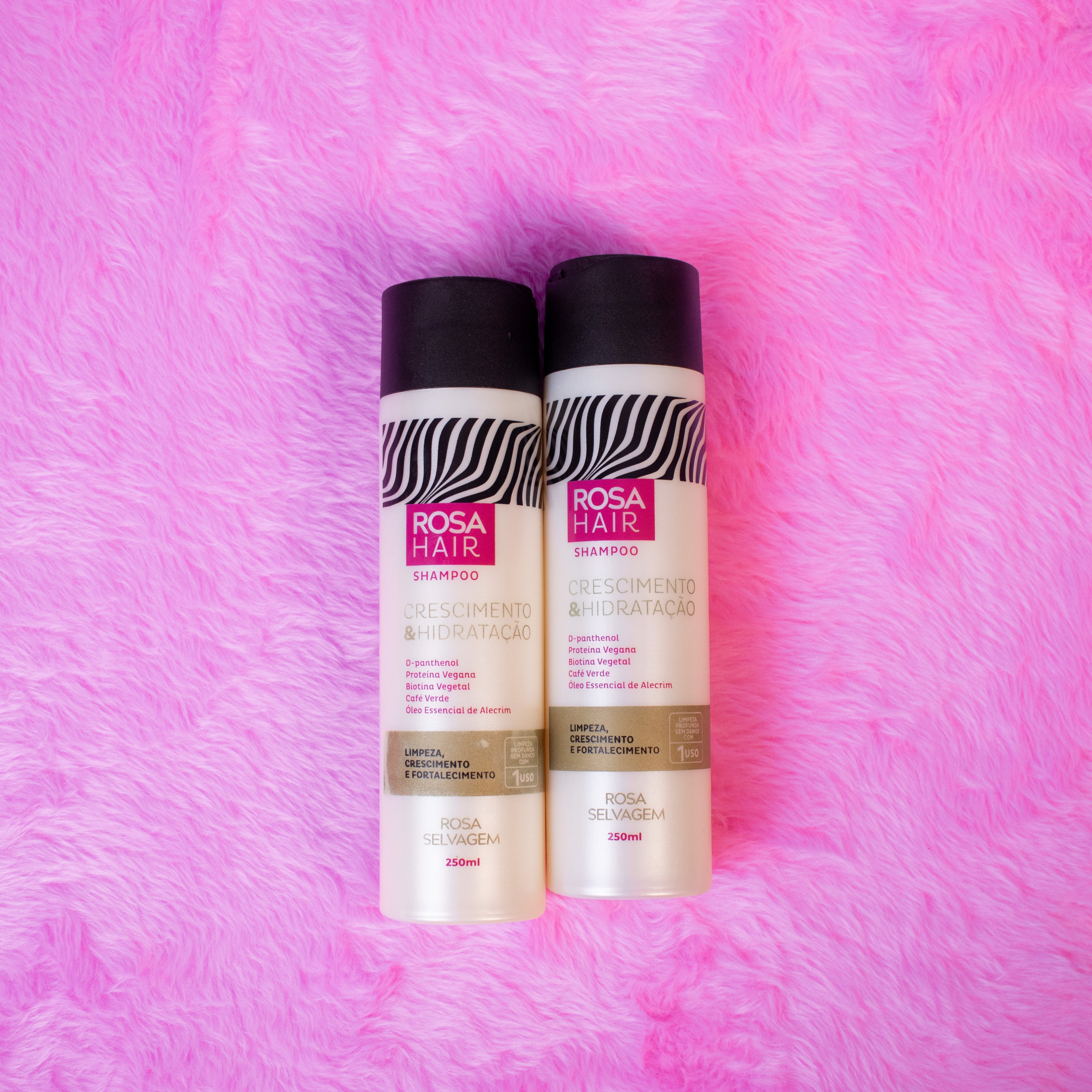 Rosa Hair - Shampoo de Crescimento 2 unids.