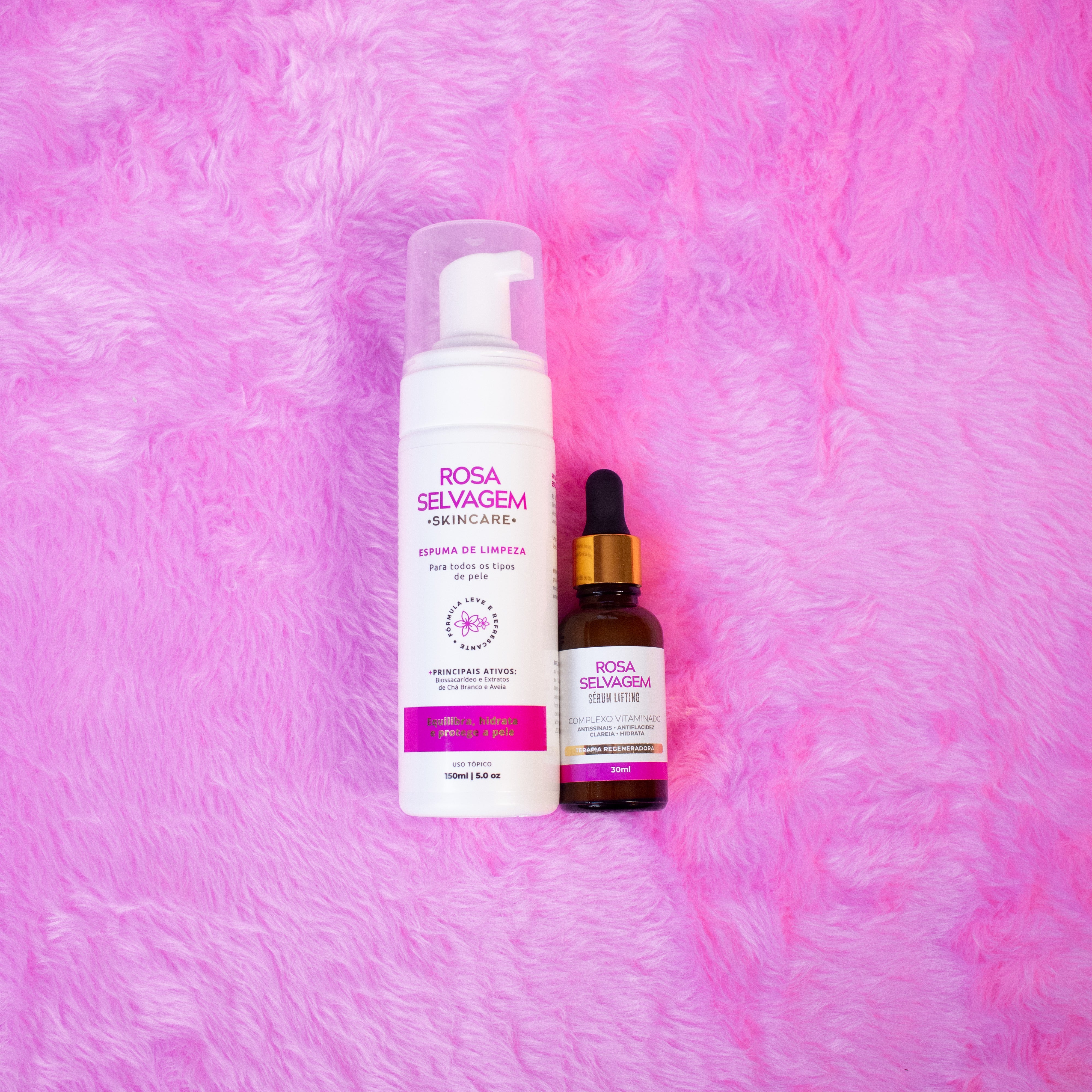 Espuma de Limpeza + Serum Lifting