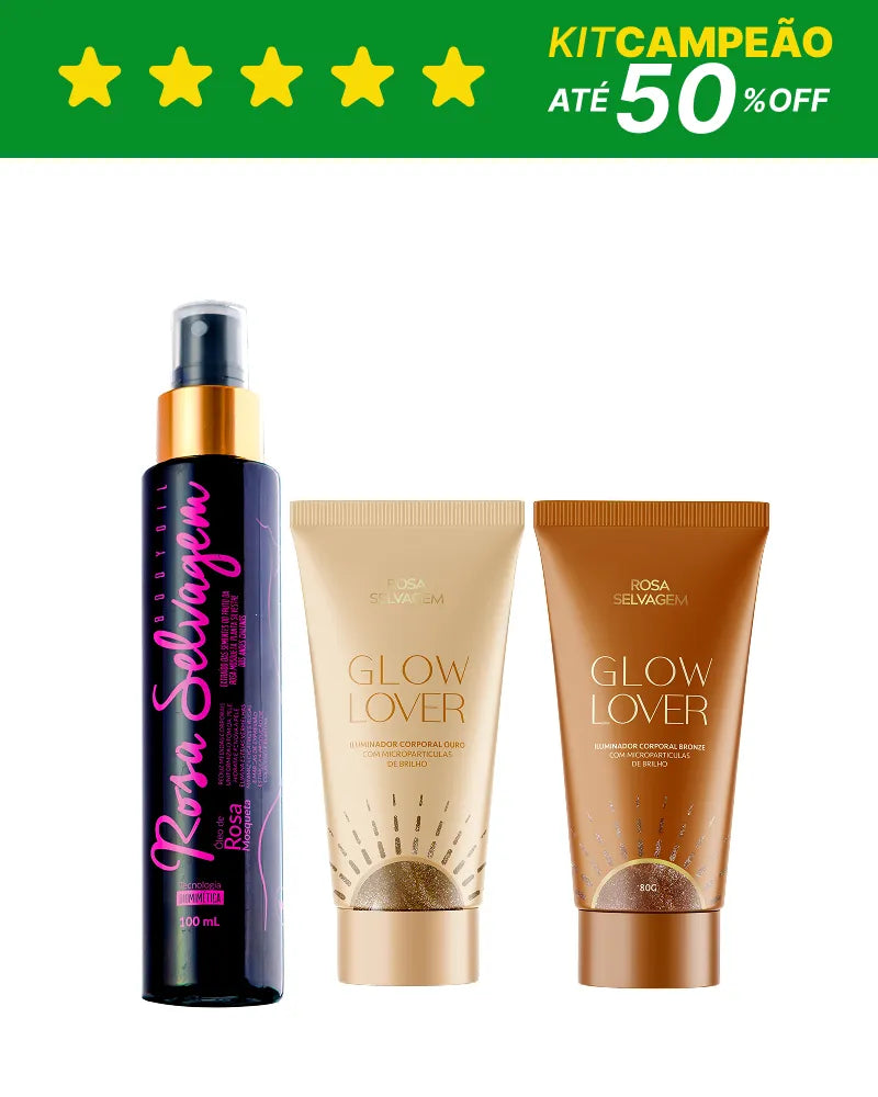KIT Glow Total Rosa Selvagem