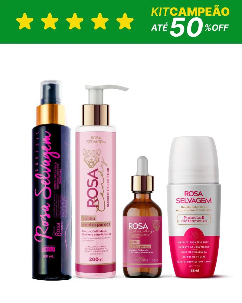 KIT Rosa Candy - Clareamento Completo