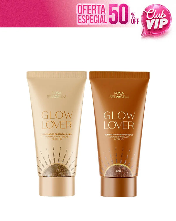 Kit Glow Total - Iluminador Bronze e Iluminador Gold (VIP)