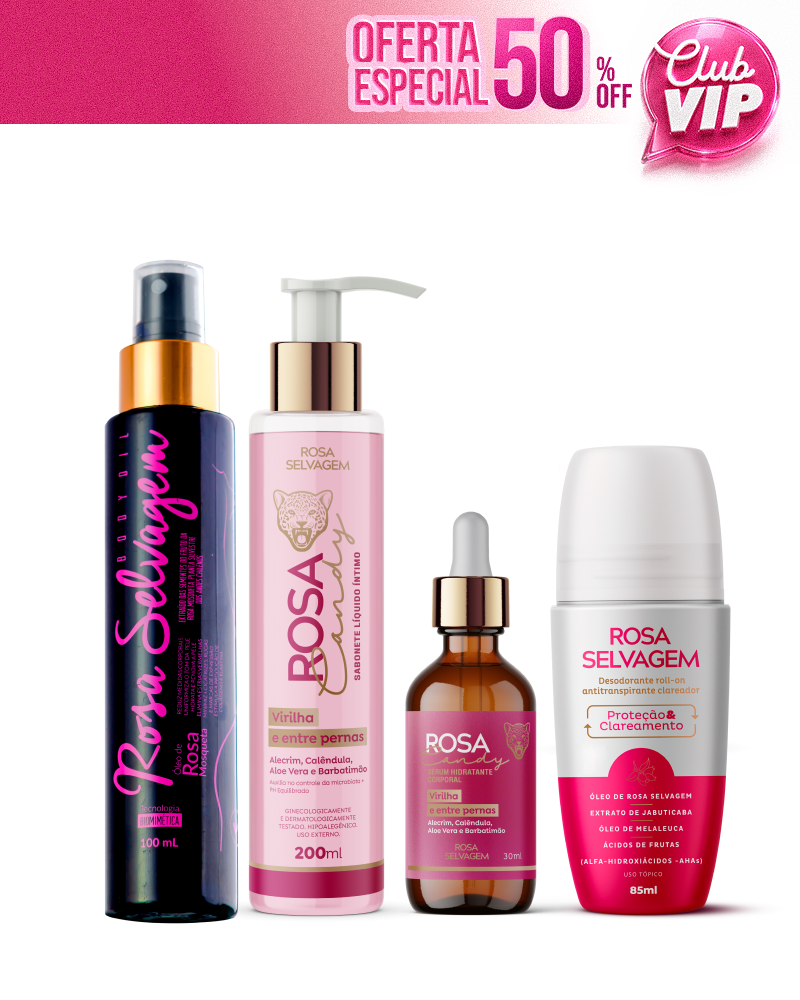 Kit Rosa Candy - Clareamento Completo