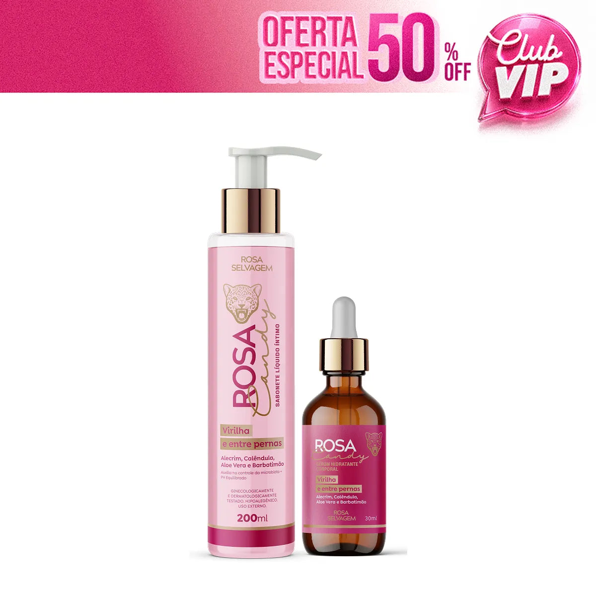 KIT Rosa Candy Clareador Intense (VIP)