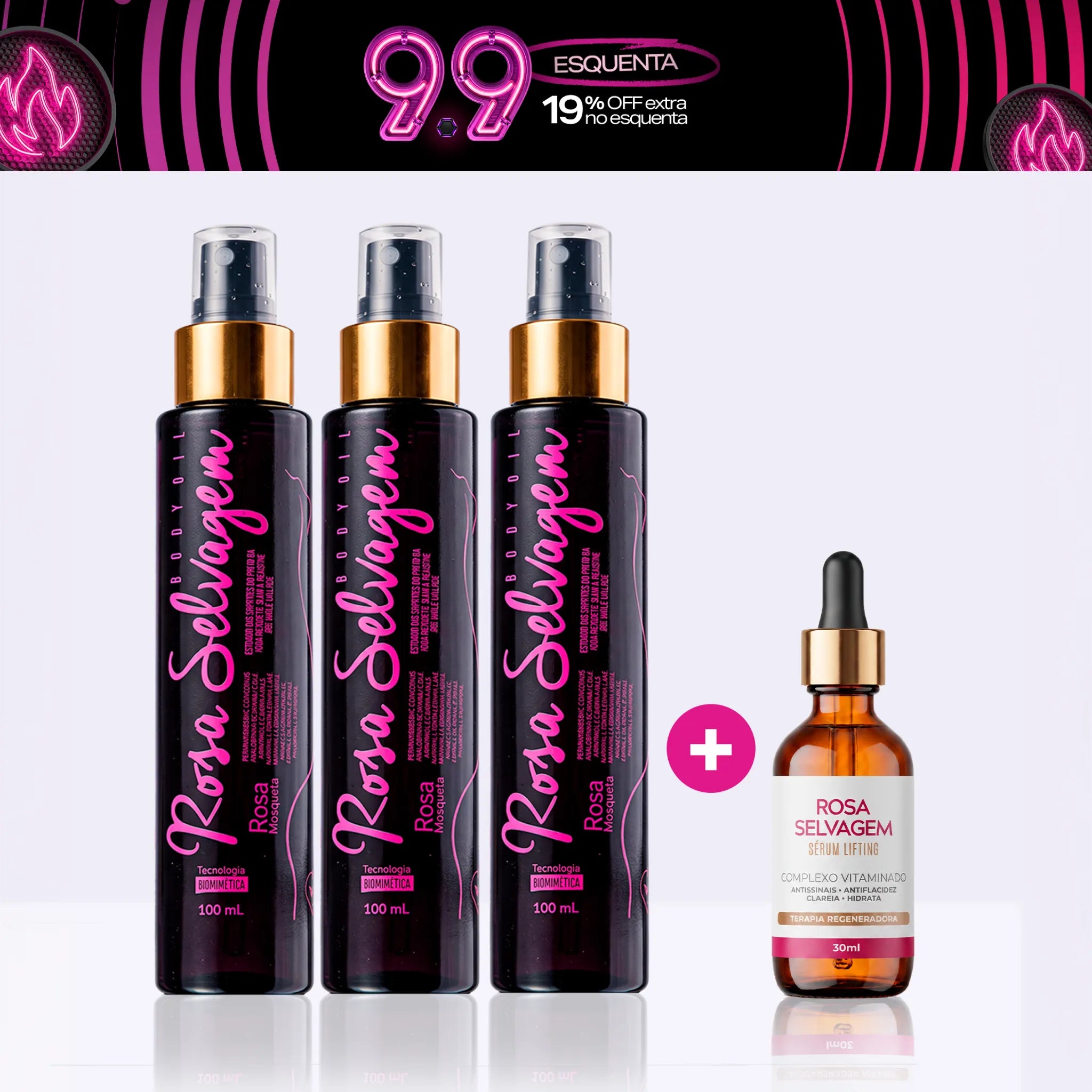 Mega Rosa Selvagem
