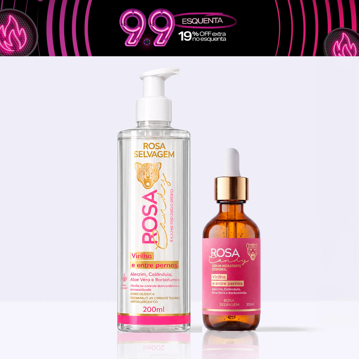 KIT Rosa Candy Clareador Intense