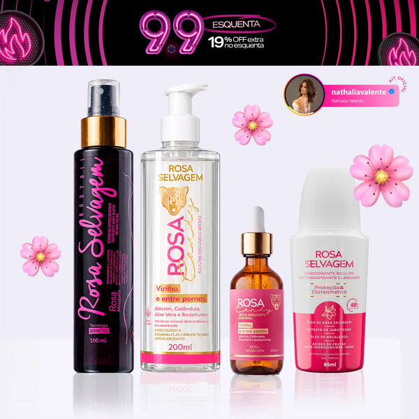 KIT Florzinha Rosa Candy - Nathália Valente