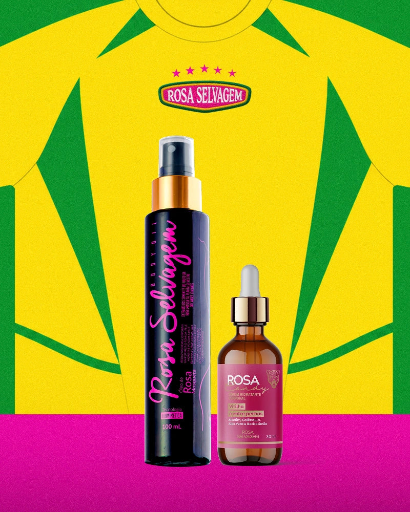 Kit Rosa Candy: Sérum Clareador Íntimo + Óleo