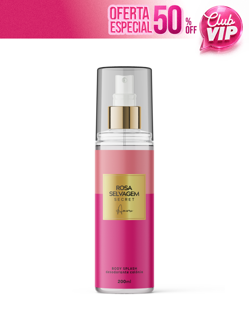Body Splash Secrets - Amore - Cheiro de Mulher Rica (VIP)