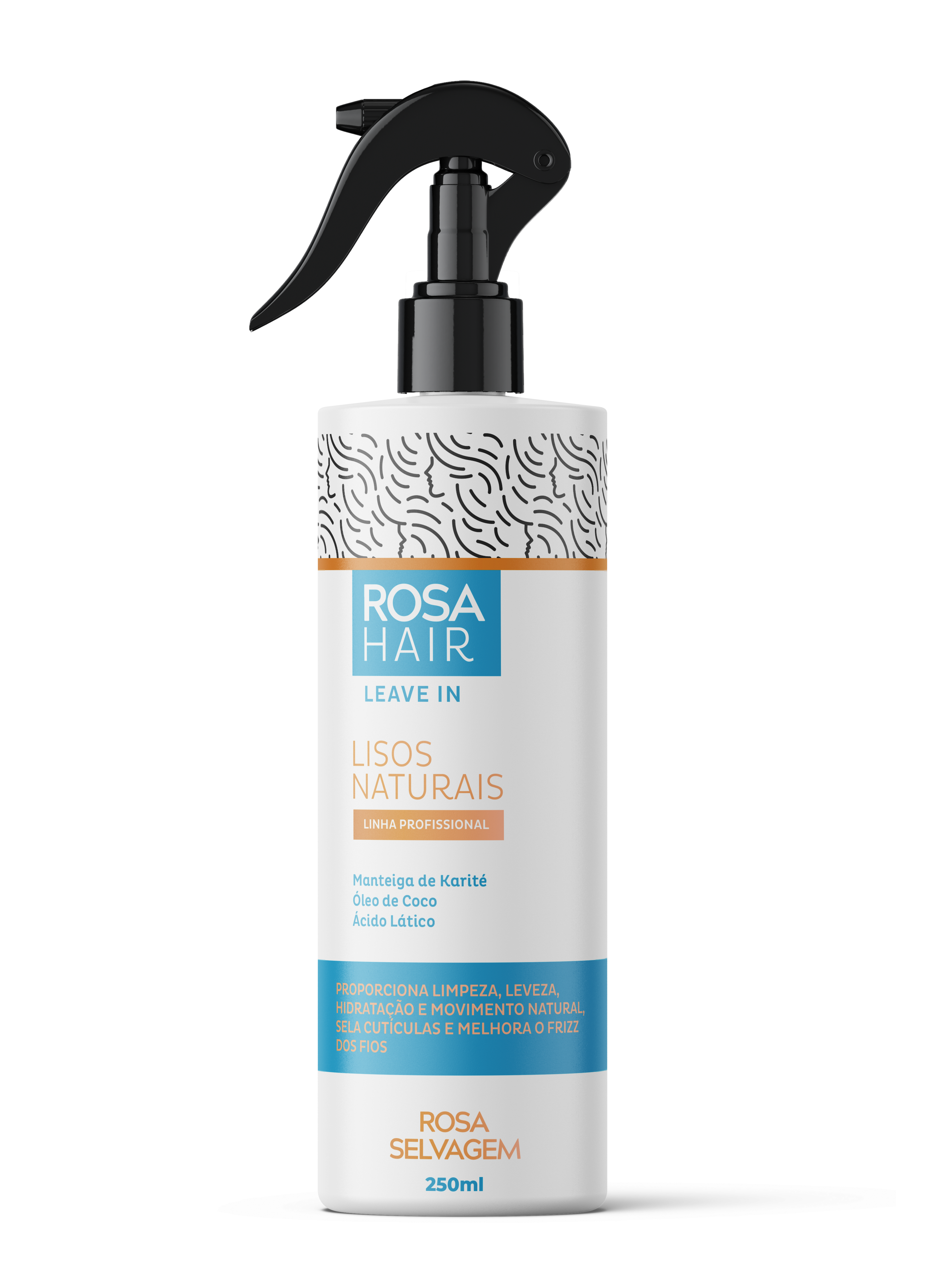 Leave In Rosa Hair Lisos Naturais