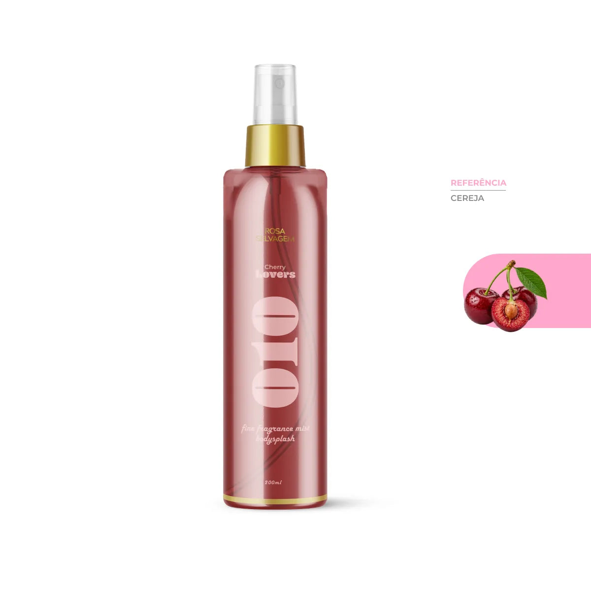Body Splash Rosa Lovers - 010 Cereja