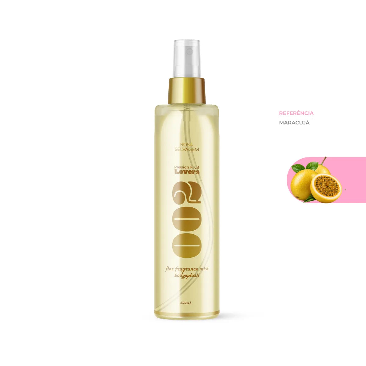 Body Splash Rosa Lovers - 002 Maracujá